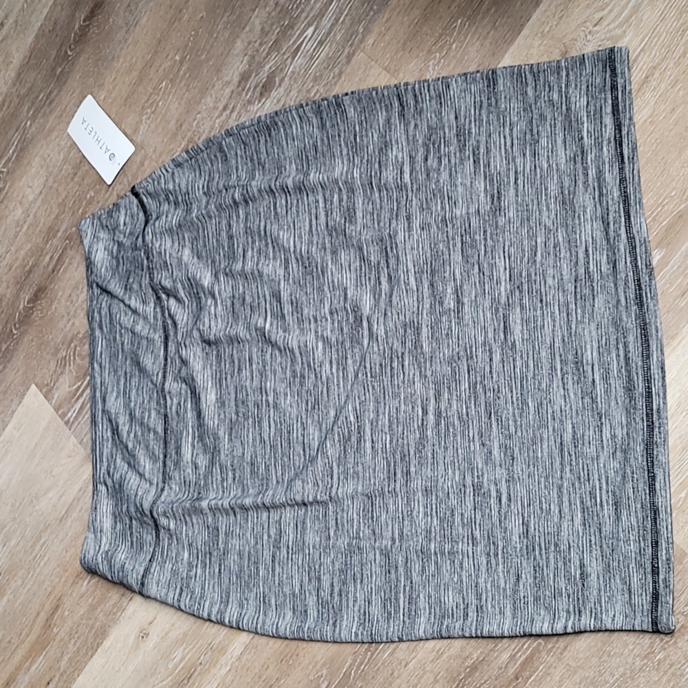 Athleta High Rise Tube Skirt Heathered Gray Size XL NWT